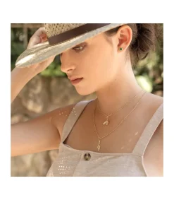 Colgante Plumas Oro Amarillo 18K 17 Mm<Alda Joyeros Cheap