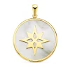 Colgante Rosa De Los Vientos Oro Amarillo 18K Nacar<Alda Joyeros New