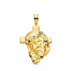 Colgante Rostro Cristo Cruz Oro 18K 35Mm<Alda Joyeros Hot