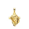 Colgante Rostro Cristo Cruz Oro 18K 30 Mm<Alda Joyeros Sale