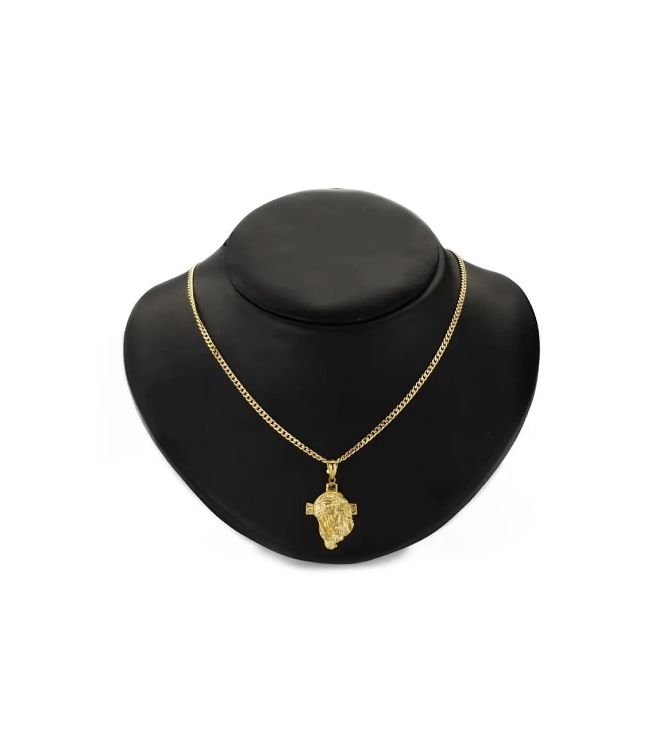 Colgante Rostro Cristo Cruz Oro 18K 30 Mm<Alda Joyeros Sale