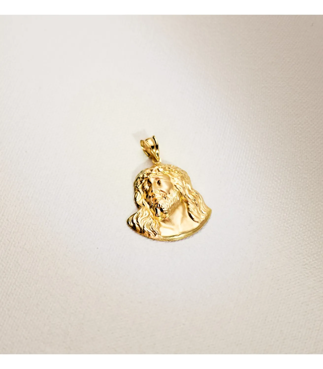 Colgante Rostro De Cristo Oro 18K 30Mm<Alda Joyeros Online