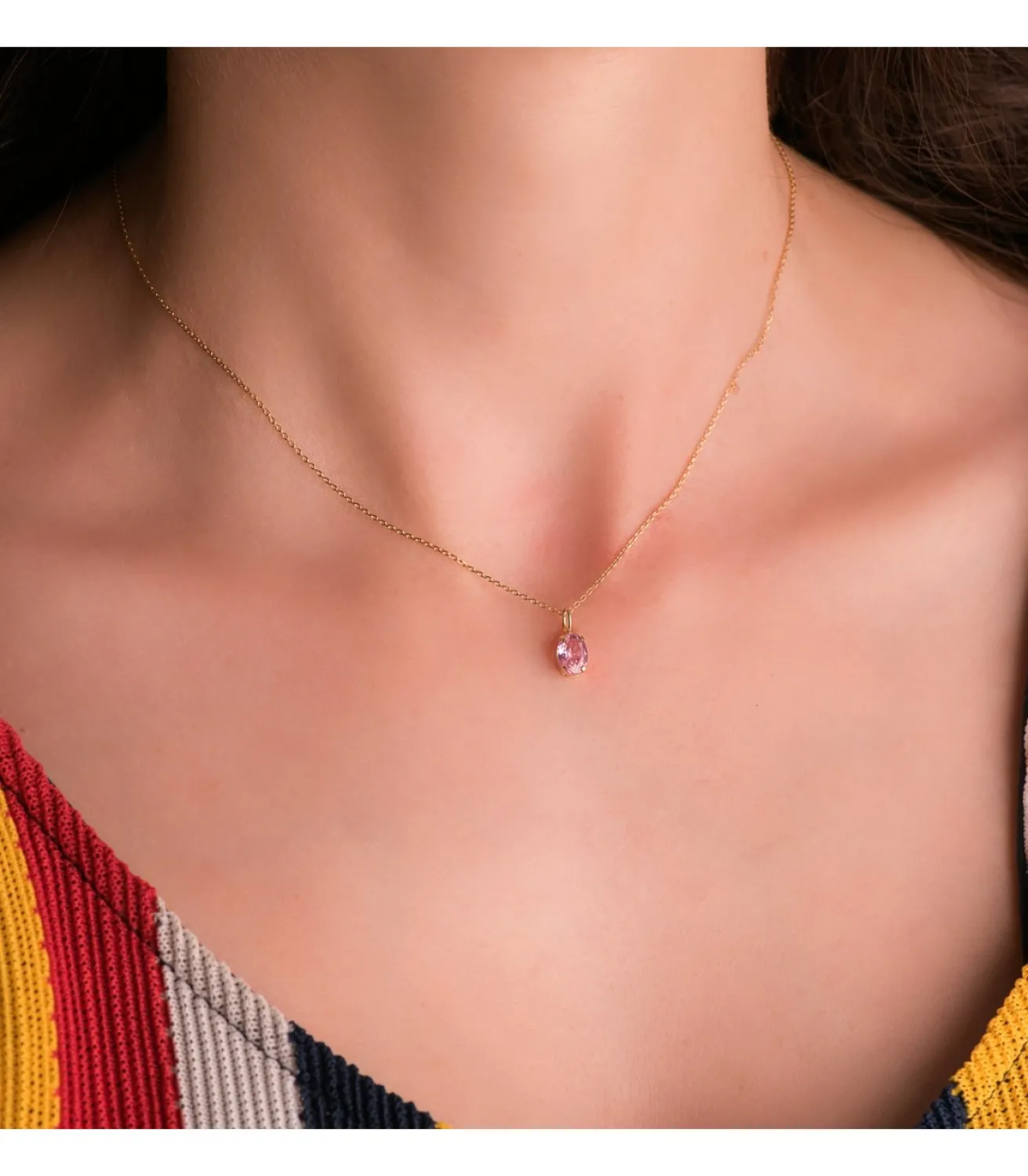 Colgante Selene Oro 18K Rosa<Alda Joyeros Hot