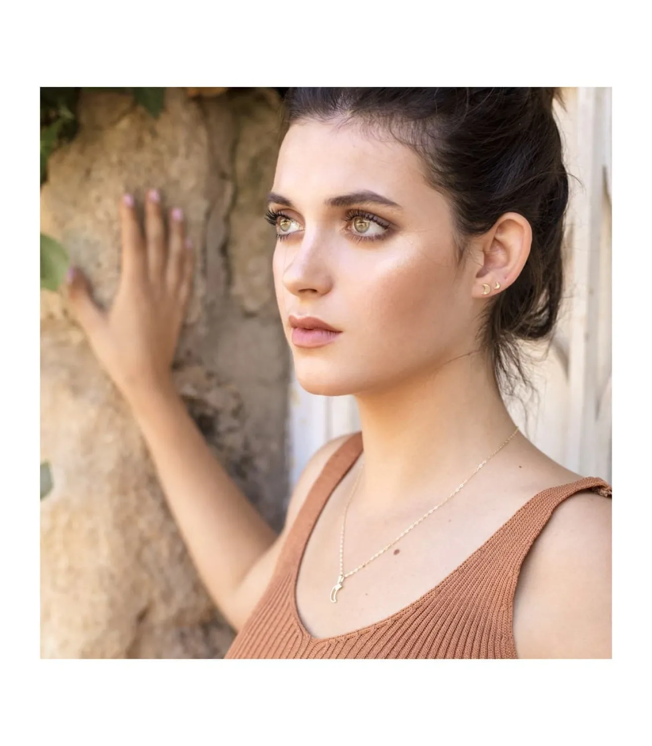 Colgante Space Oro Amarillo 18K Luna Line<Alda Joyeros Sale