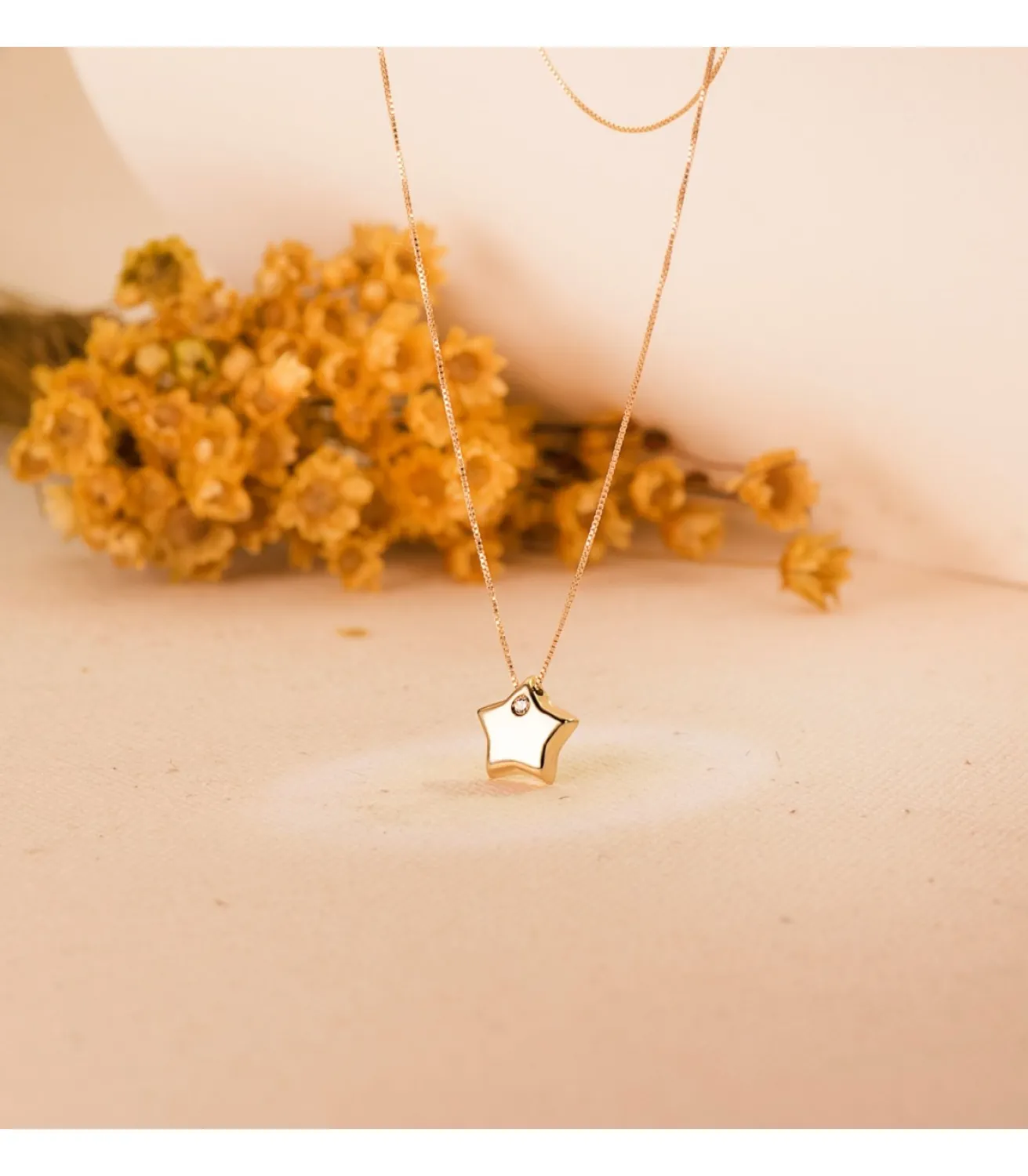 Colgante Stella Oro Amarillo 18 K 9 Mm<Alda Joyeros Discount