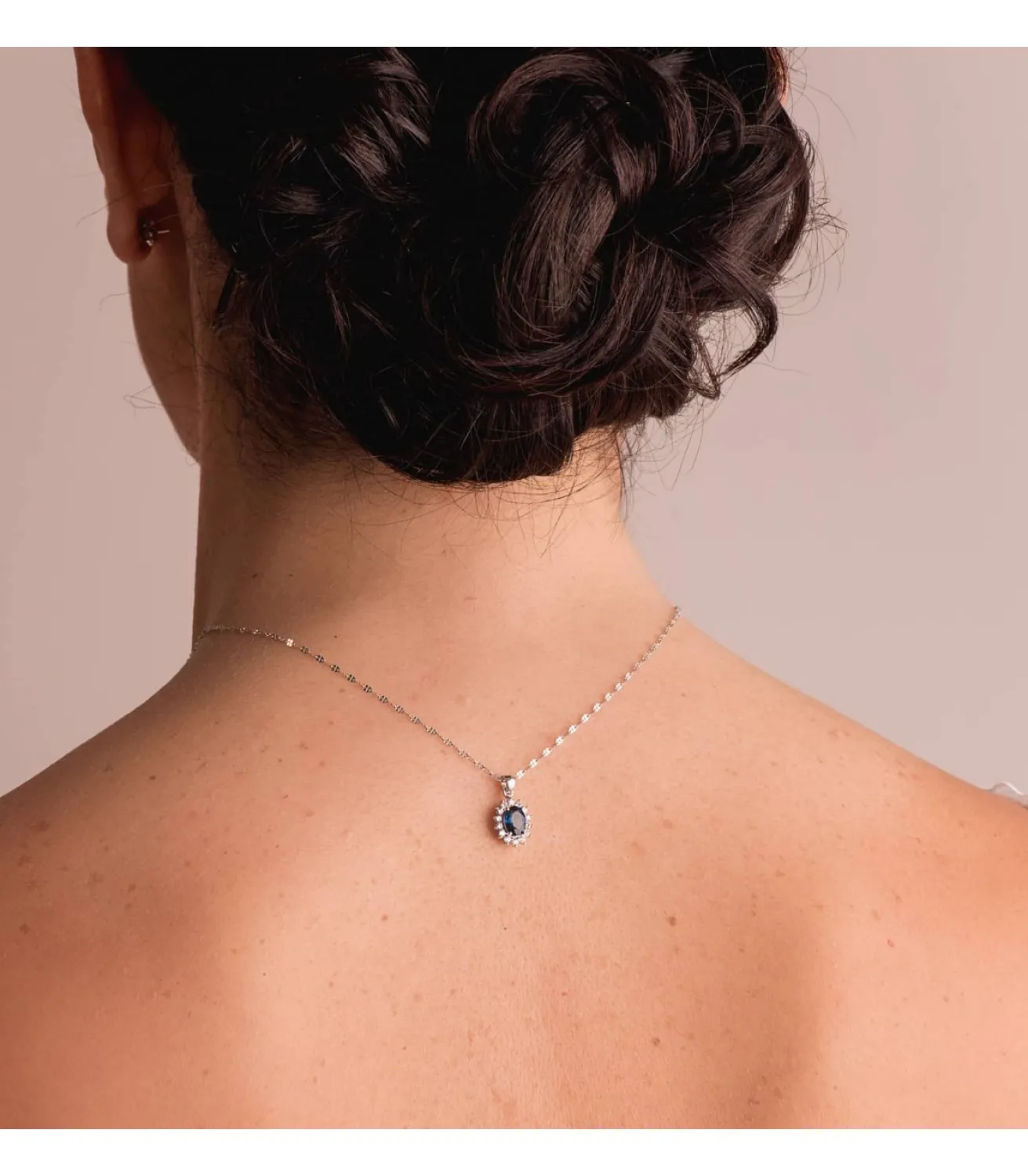 Colgante Sybil Oro 18K Zafiro Y Diamantes<Alda Joyeros Online