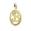Colgante Tallado Letra B Oro Amarillo 18 K 18Mm<Alda Joyeros Outlet