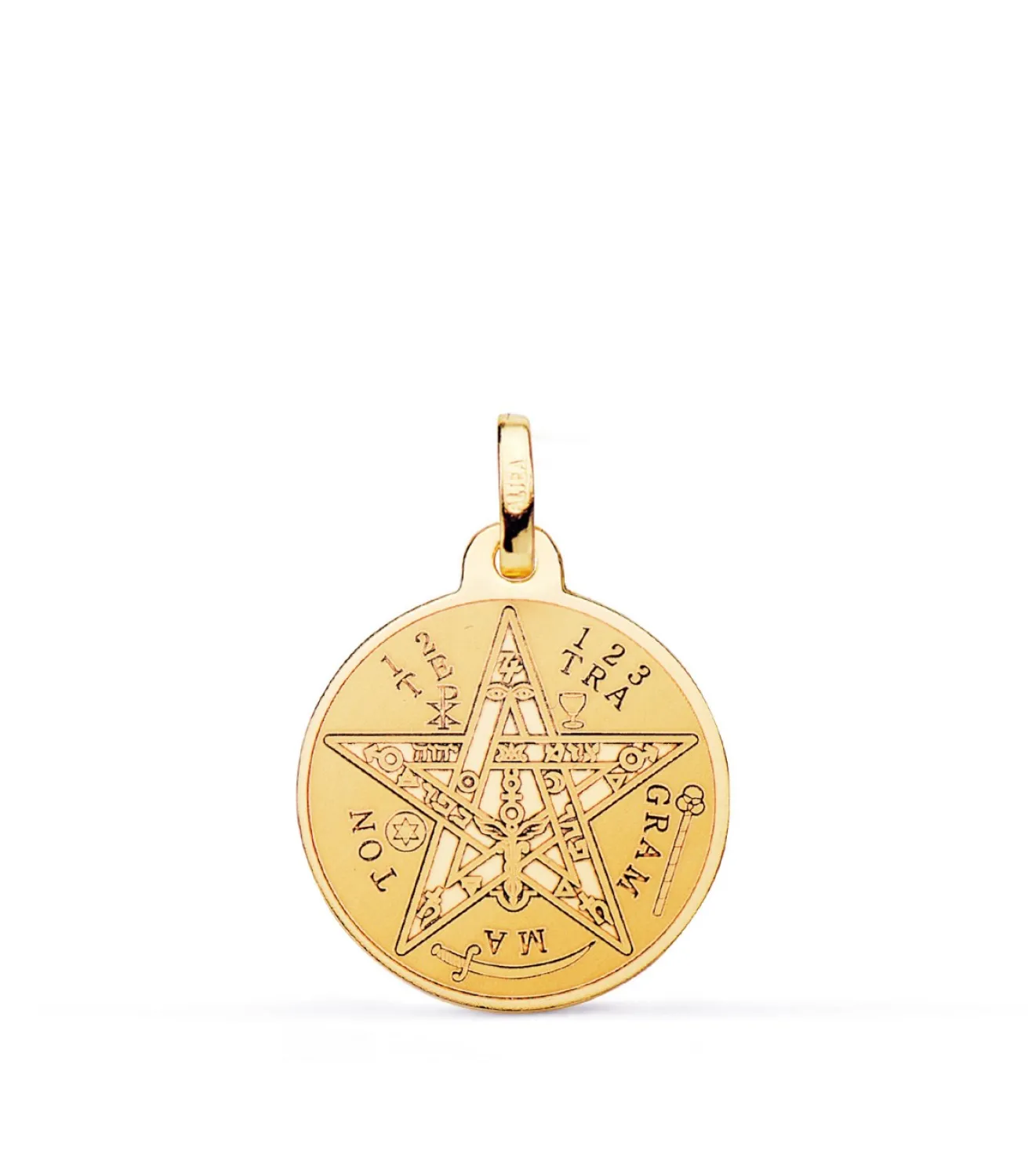 Colgante Tetragramaton Oro 18K 18Mm<Alda Joyeros Fashion