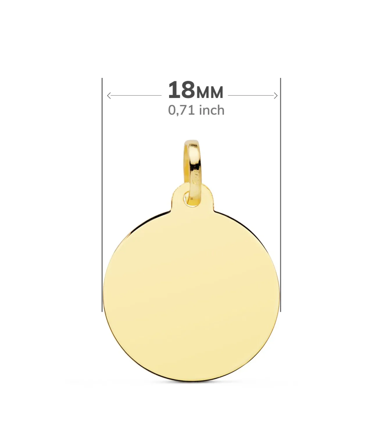 Colgante Tetragramaton Oro 18K 18Mm<Alda Joyeros Fashion