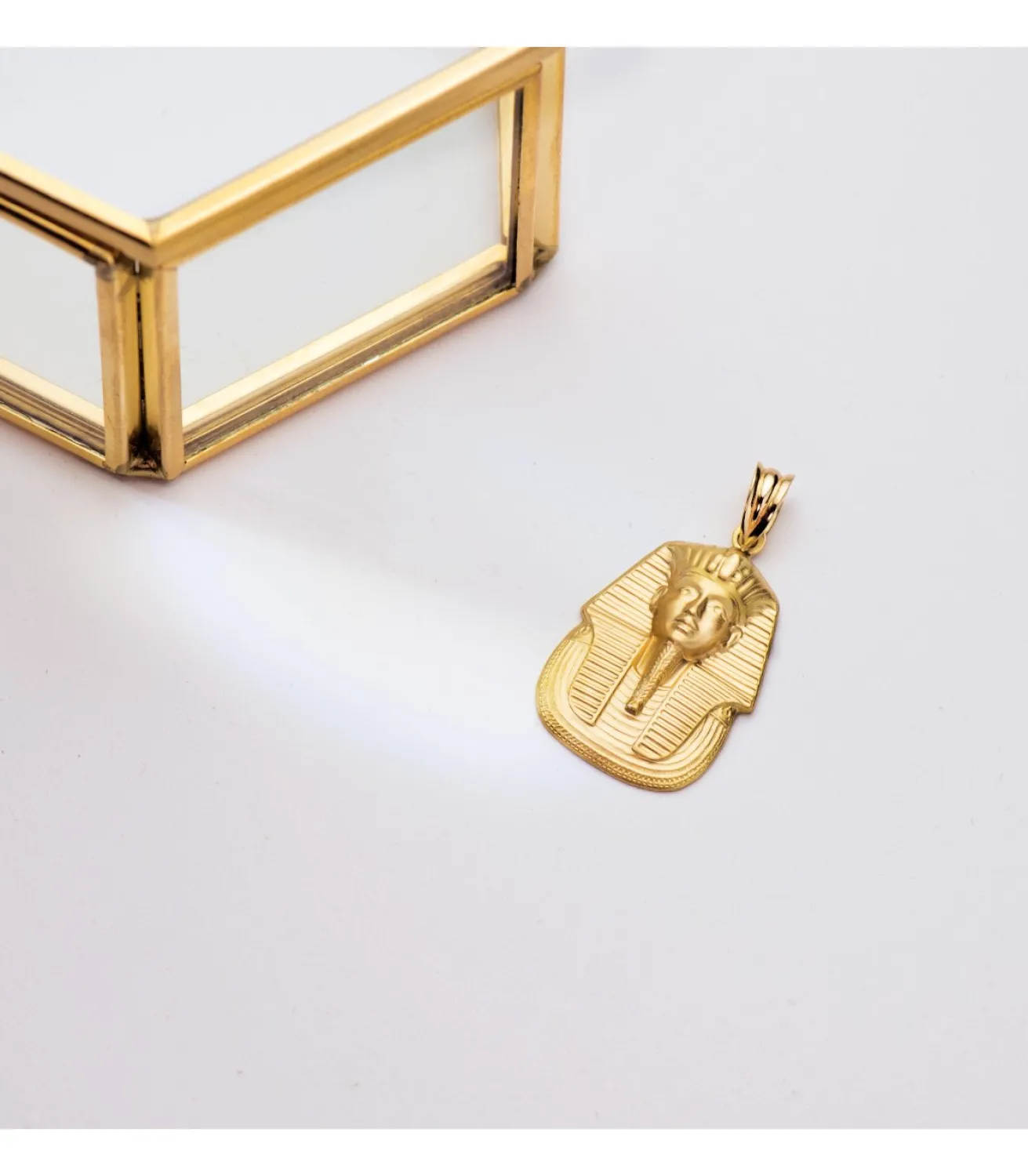 Colgante Tutankamon Oro Amarillo 18K 24Mm<Alda Joyeros Outlet
