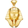 Colgante Tutankamon Oro Bicolor 18K 32Mm<Alda Joyeros Cheap