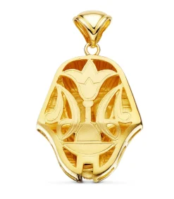Colgante Tutankamon Oro Bicolor 18K 32Mm<Alda Joyeros Cheap