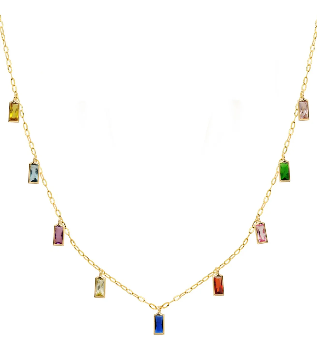 Collar Coctel Oro 18K Piedras Multicolor<Alda Joyeros Cheap