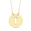 Collar Letra I Inicial Oro Amarillo 18K 42Cm<Alda Joyeros New