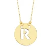 Collar Letra R Inicial Oro Amarillo 18K 42Cm<Alda Joyeros Discount