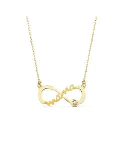 Collar Mama Infinito Oro Amarillo 18K<Alda Joyeros Online