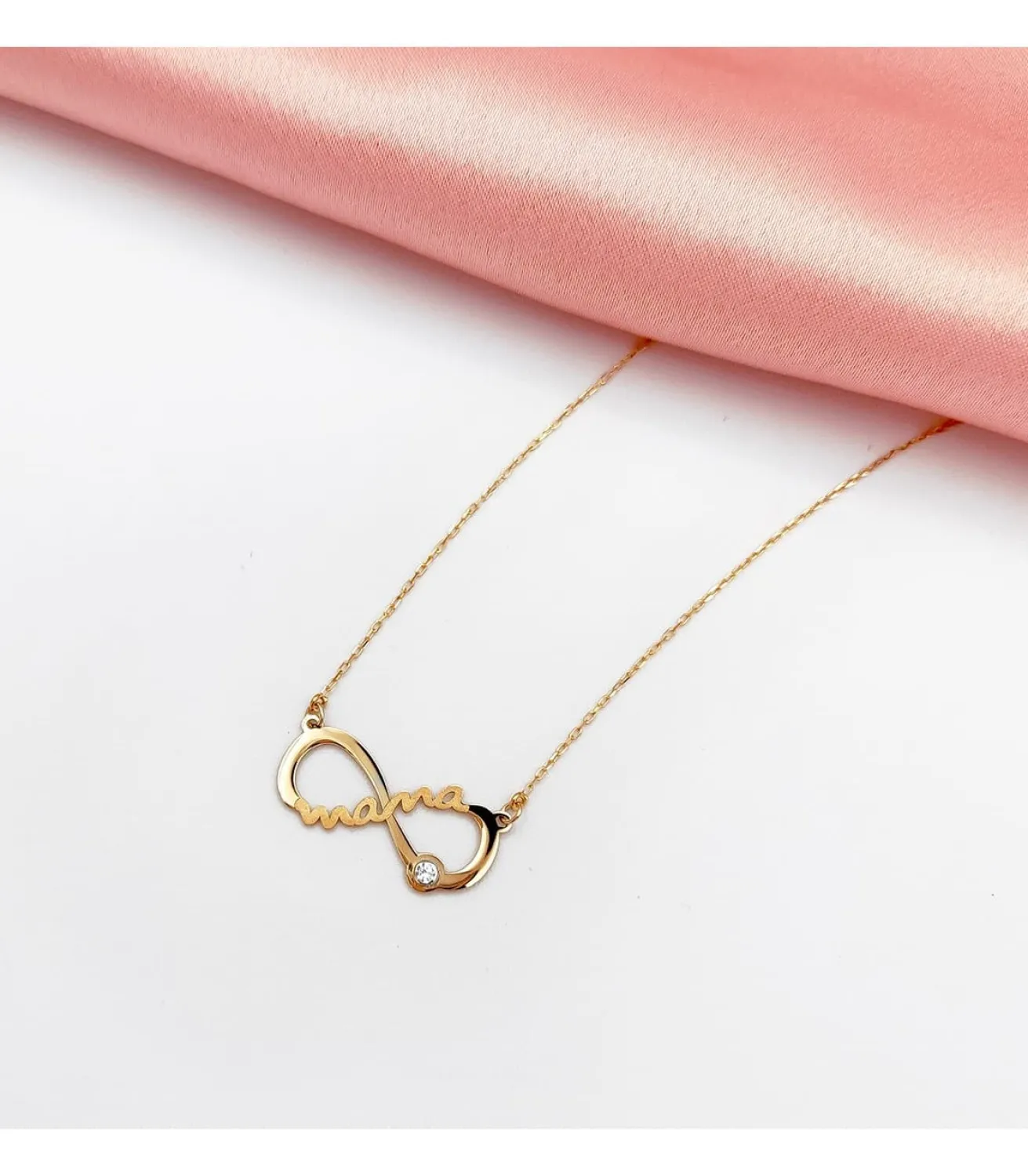 Collar Mama Infinito Oro Amarillo 18K<Alda Joyeros Online