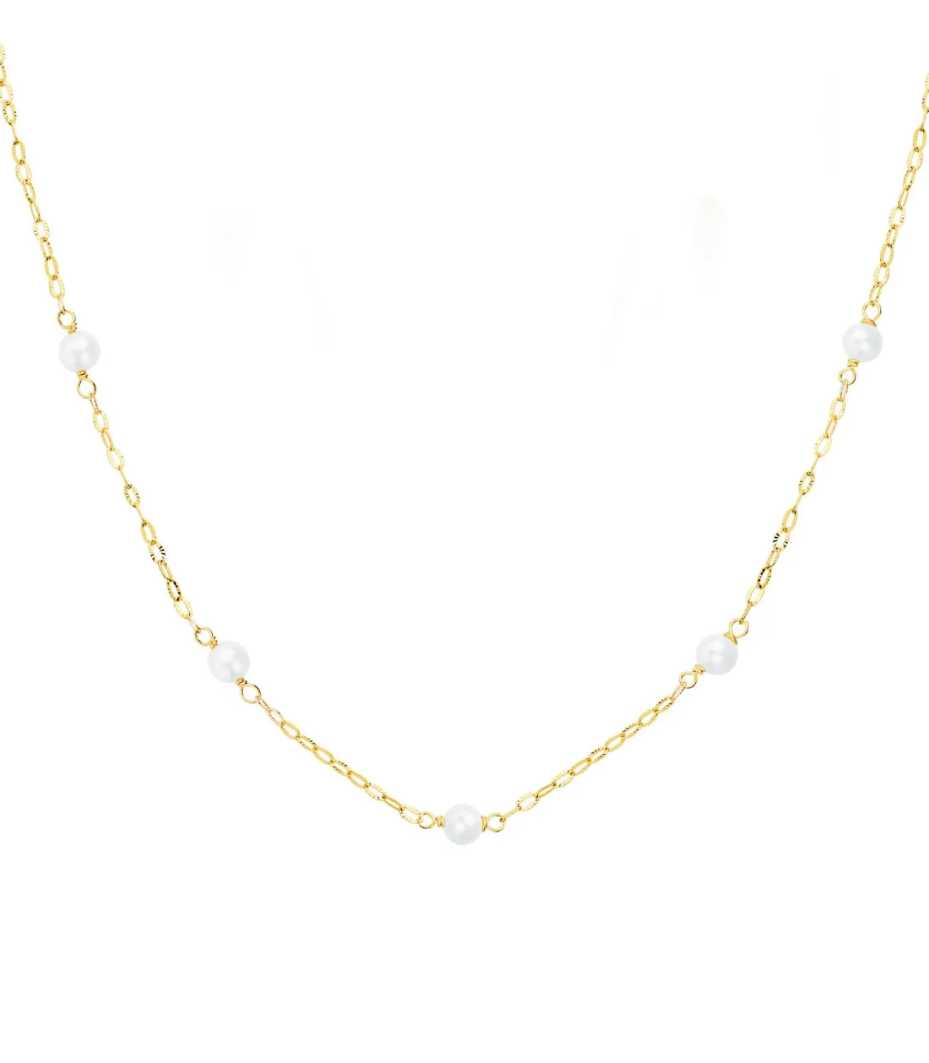 Collar Mini Pearls Oro 18K 42 Cm<Alda Joyeros Best