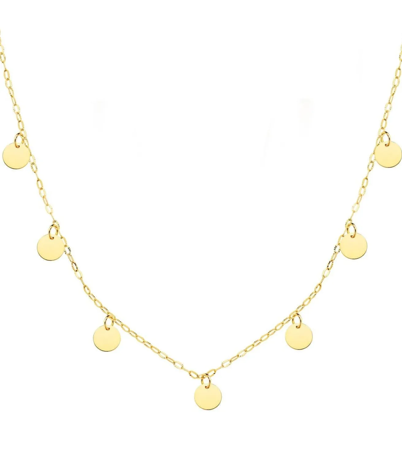 Collar Mujer Chapitas Oro Amarillo 18K 40 Cm<Alda Joyeros Clearance