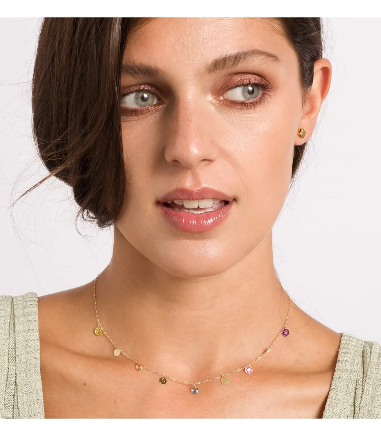 Collar Sol Mujer Oro Amarillo 18K 40 Cm<Alda Joyeros Fashion