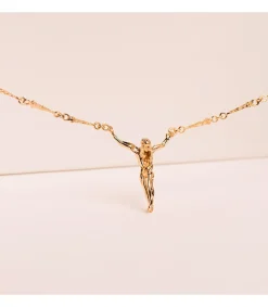 Cristo De Dali 32Mm Oro 18K Cadena De Clavos<Alda Joyeros Online