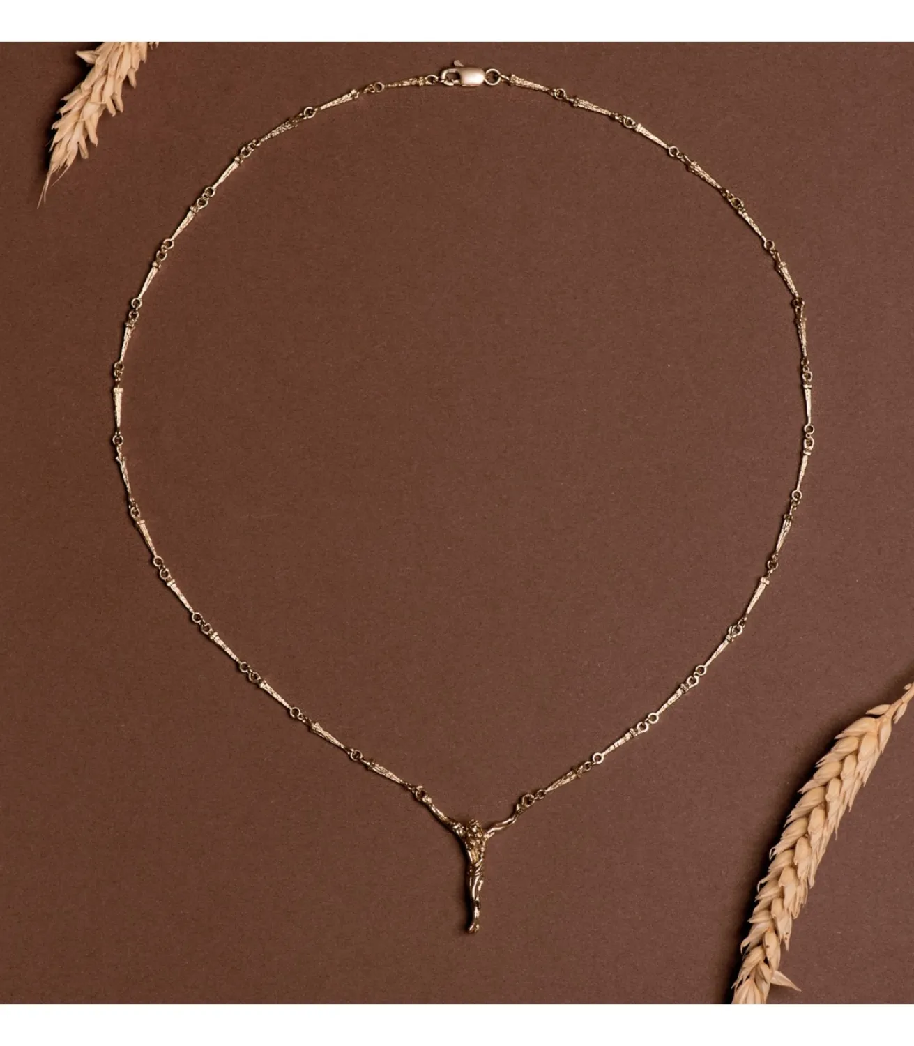 Cristo De Dali 32Mm Oro 18K Cadena De Clavos<Alda Joyeros Online
