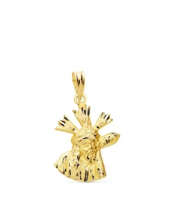 Cristo Del Gran Poder Silueta Oro 18K 20Mm<Alda Joyeros Hot