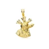 Cristo Del Gran Poder Silueta Oro 18K 30Mm<Alda Joyeros Fashion