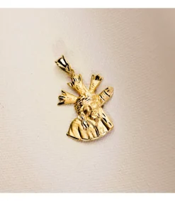Cristo Del Gran Poder Silueta Oro 18K 30Mm<Alda Joyeros Fashion