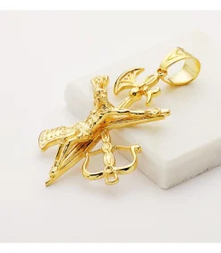 Cristo Legion Grande Oro Amarillo 18 K 55 Mm<Alda Joyeros Hot