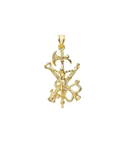 Cristo Legion Mediano Oro Amarillo 18 K 37 Mm<Alda Joyeros Clearance