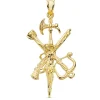 Cristo Legion Mediano Oro Amarillo 18 K 45 Mm<Alda Joyeros Discount