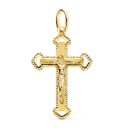Cruz Calada Diamantada Oro 18K Cristo<Alda Joyeros Outlet
