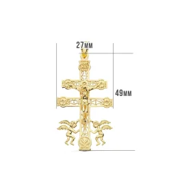 Cruz Caravaca Filigrana Oro 18K 49 Mm<Alda Joyeros Best