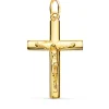 Cruz Cristiana Jesus Oro 18K Maciza 38Mm<Alda Joyeros Best