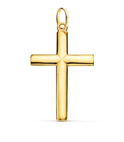 Cruz Cristiana Oro 18K Maciza 38Mm<Alda Joyeros Fashion
