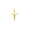Cruz Cristo Calada 18 Ktes<Alda Joyeros Shop