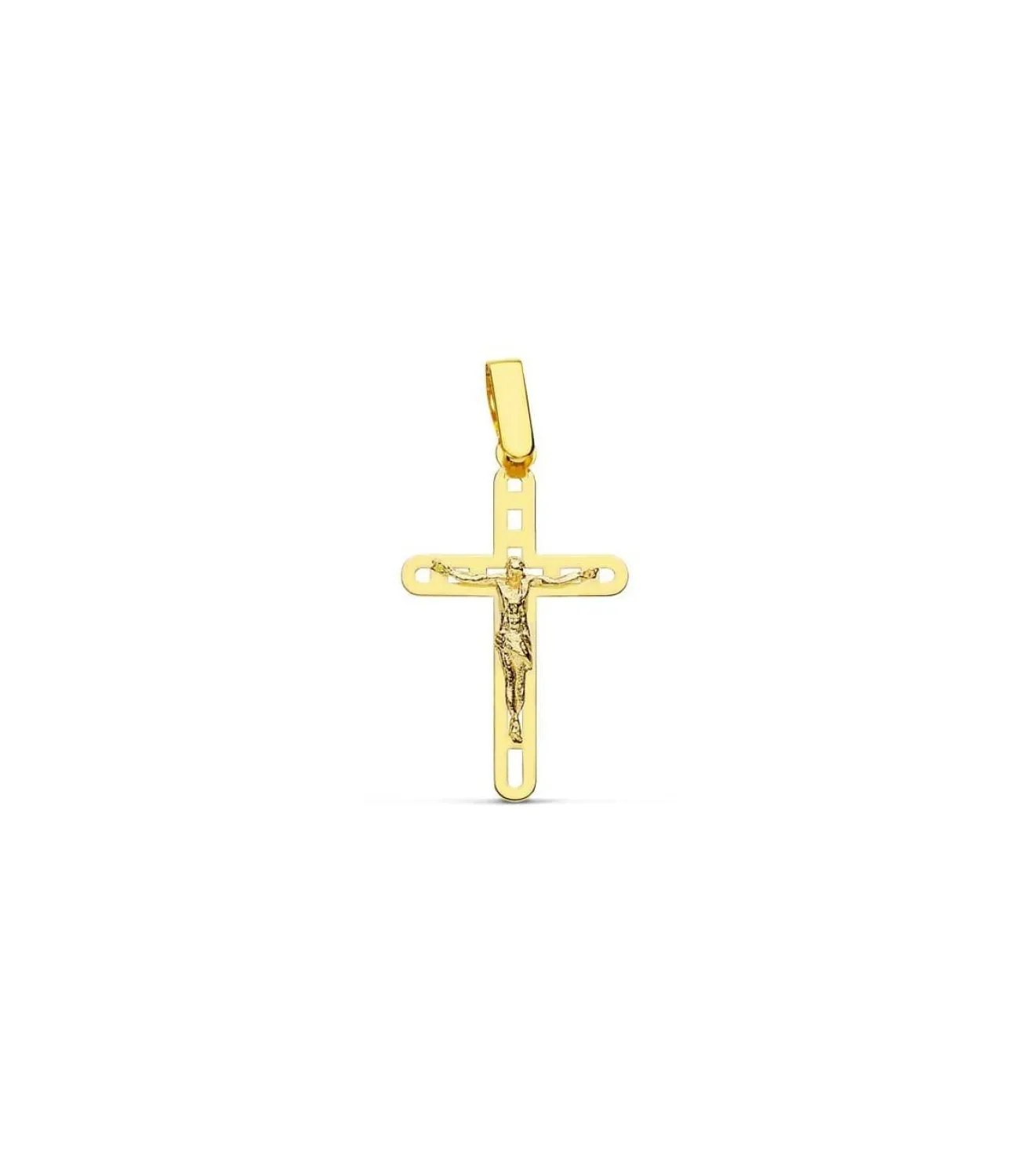 Cruz Cristo Calada 18 Ktes<Alda Joyeros Best