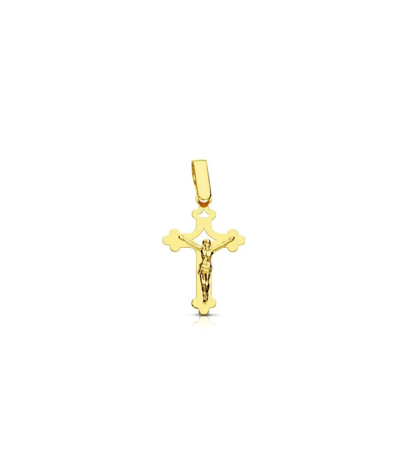Cruz Cristo Calada 18 Ktes<Alda Joyeros Fashion