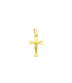 Cruz Cristo Calada 18 Ktes<Alda Joyeros Flash Sale