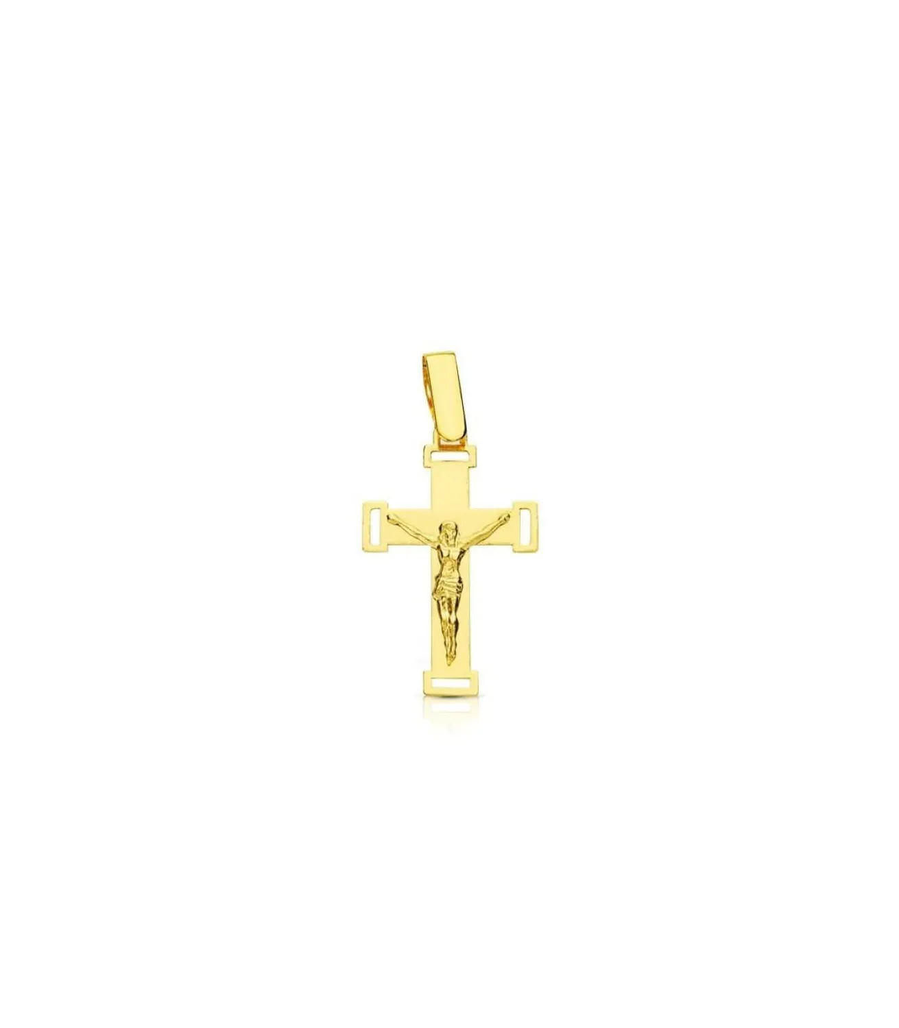 Cruz Cristo Calada 18 Ktes<Alda Joyeros Flash Sale