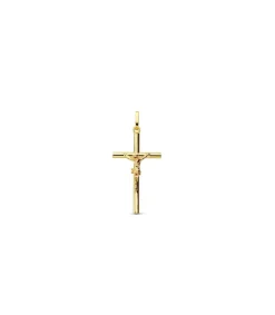 Cruz Cristo Hueca 18 Ktes 23Mm<Alda Joyeros Best Sale