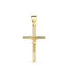 Cruz Cristo Lisa 18 Ktes 21Mm<Alda Joyeros Sale