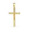 Cruz Cristo Lisa 18 Ktes 29Mm<Alda Joyeros Discount