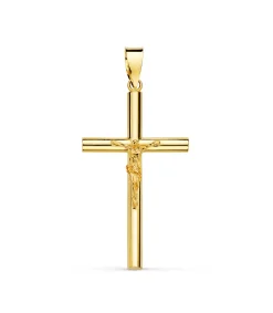 Cruz Cristo Lisa 18 Ktes 29Mm<Alda Joyeros Discount