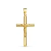 Cruz Cristo Lisa 18 Ktes 25Mm<Alda Joyeros Sale