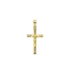 Cruz Cristo Lisa 18 Ktes 21Mm<Alda Joyeros Shop