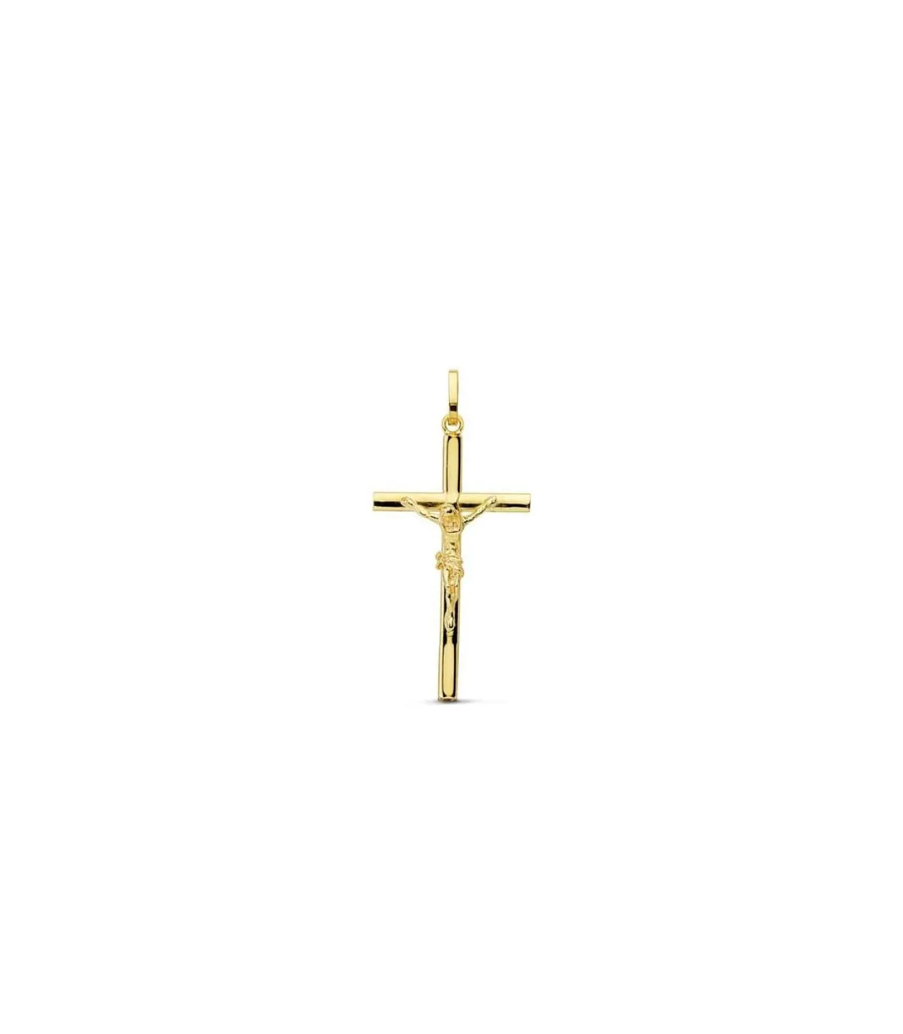 Cruz Cristo Oval 18 Ktes 23Mm<Alda Joyeros Best