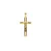 Cruz Cristo Palo Oval 18 Ktes 29 Mm<Alda Joyeros New