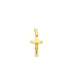 Cruz Cristo Plana 18 Ktes 20 Mm<Alda Joyeros Clearance